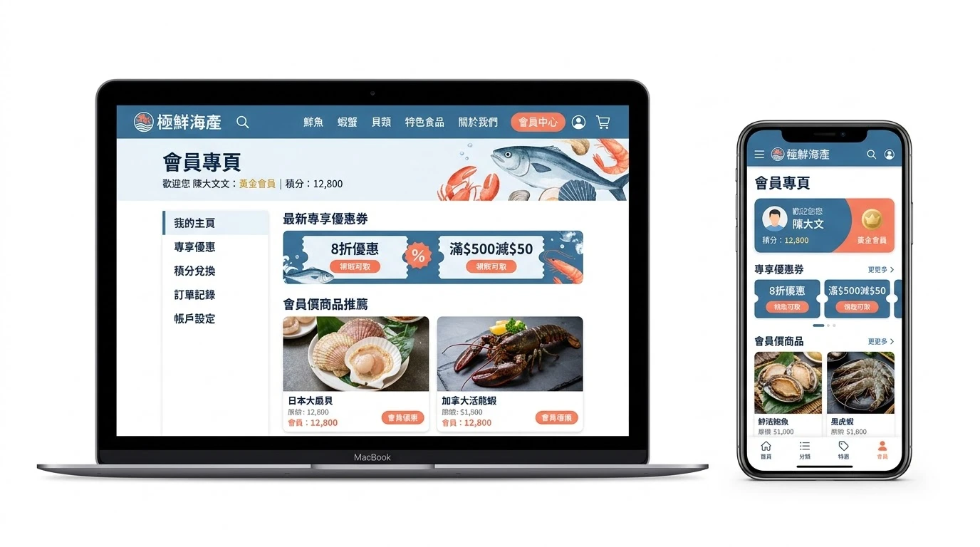 專屬會員制平台